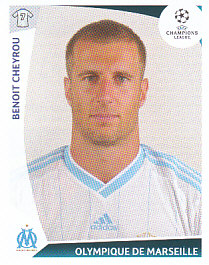 Benoit Cheyrou Olympique Marseille samolepka UEFA Champions League 2009/10 #183